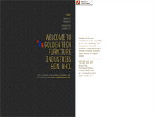 Tablet Screenshot of goldentechfurniture.com